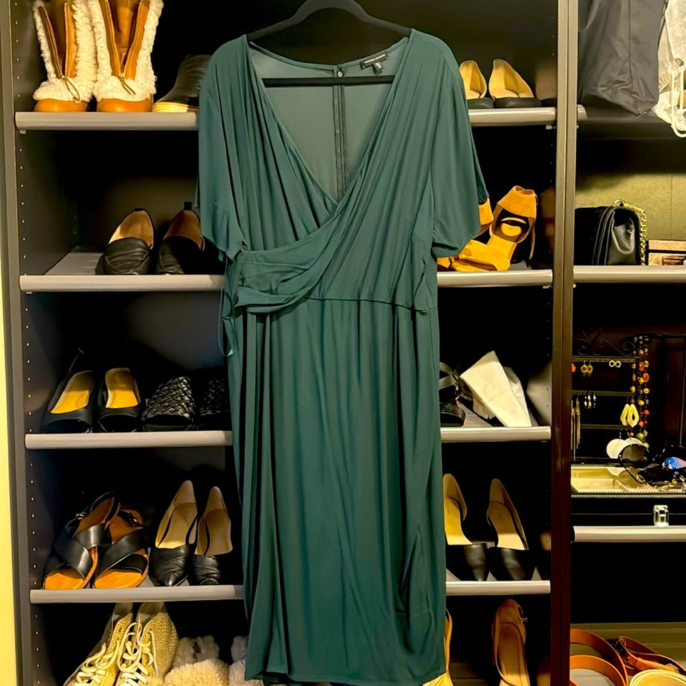 Like new! Faux wrap dress